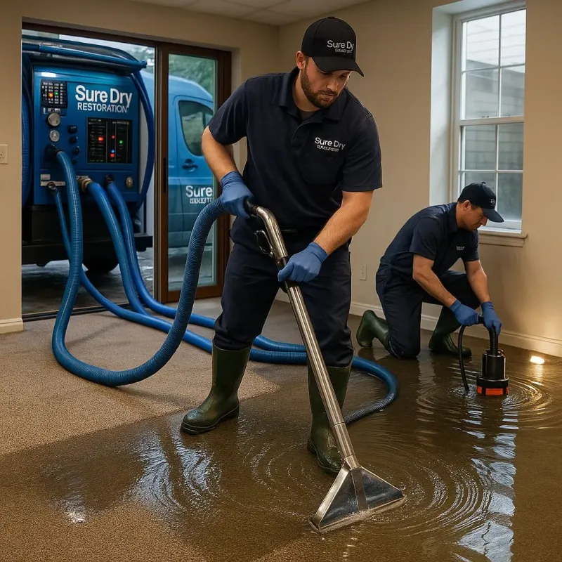 Water Extraction and Removal process in Cashton, WI